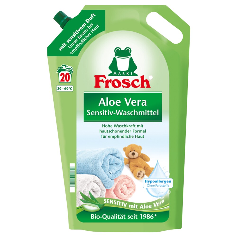 Frosch Aloevera Liquid Detergent Pouch 1800ml Watsons Singapore