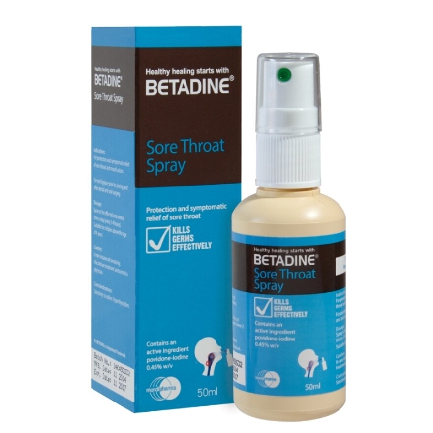Betadine Sore Throat Spray 50ml Watsons Singapore Betadine Sore Throat Spray 50ml Watsons Singapore
