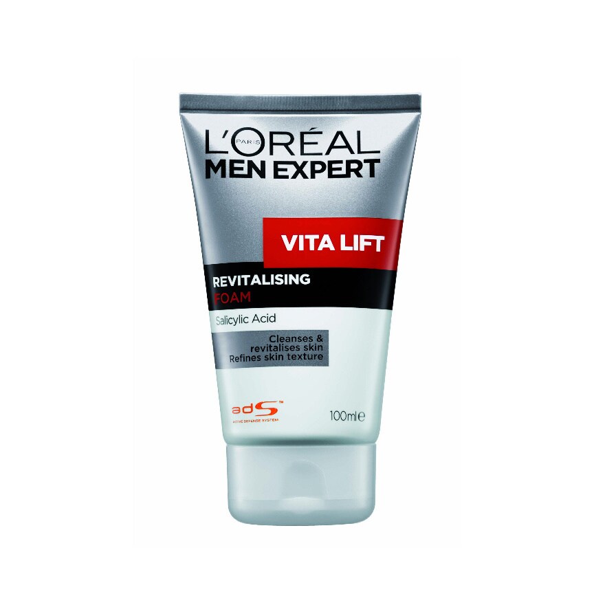 L Oreal Paris Men Expert Men Expert Vitalift Revitalising Foam Anti Aging 100ml Watsons Singapore
