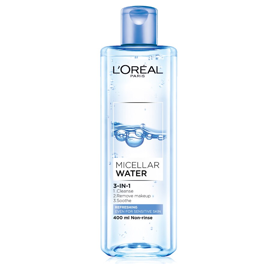 L Oreal Paris Skincare Micellar Water Refreshing Blue Bottle 400ml Watsons Singapore