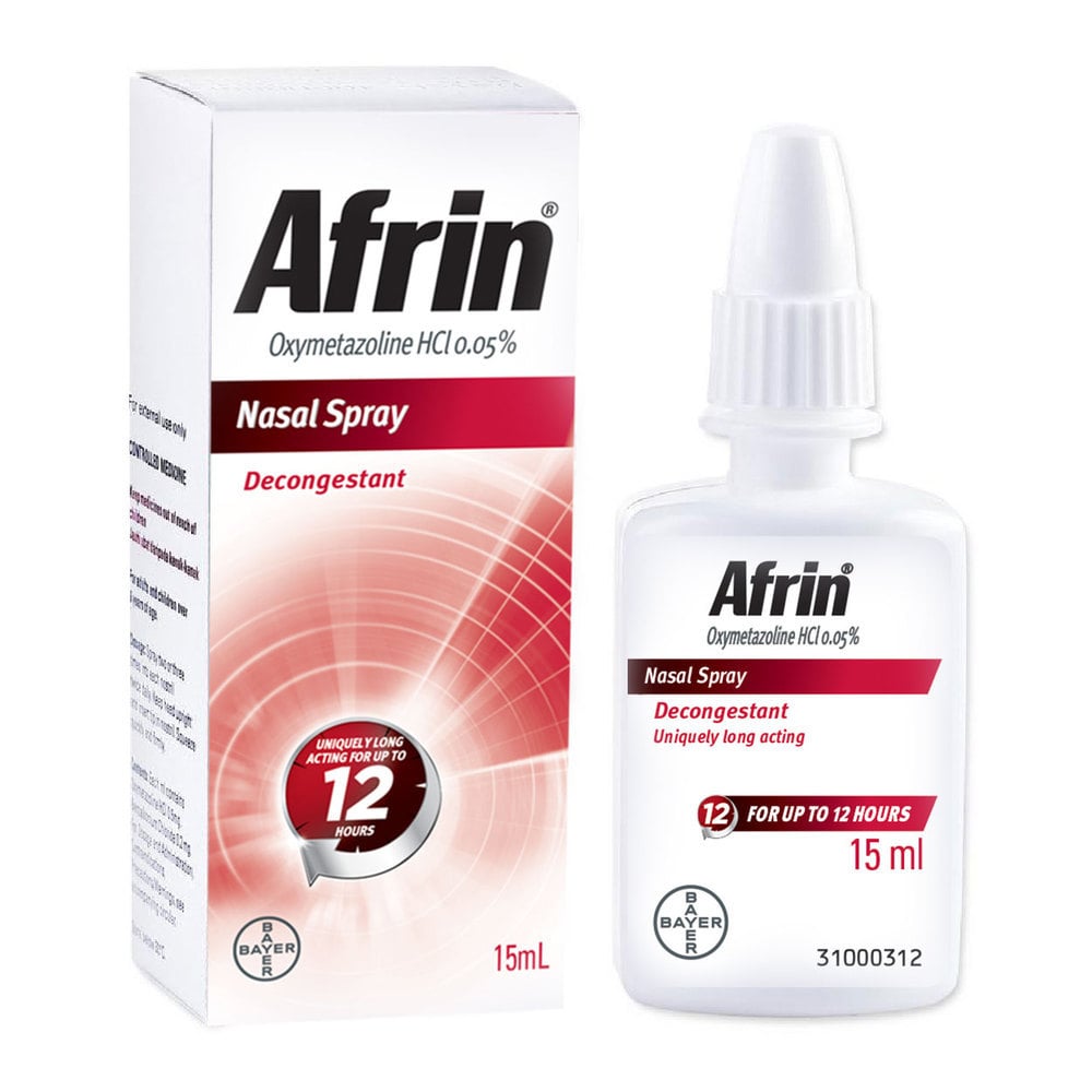 Afrin Nasal Spray 0 05pct 15ml Watsons Singapore