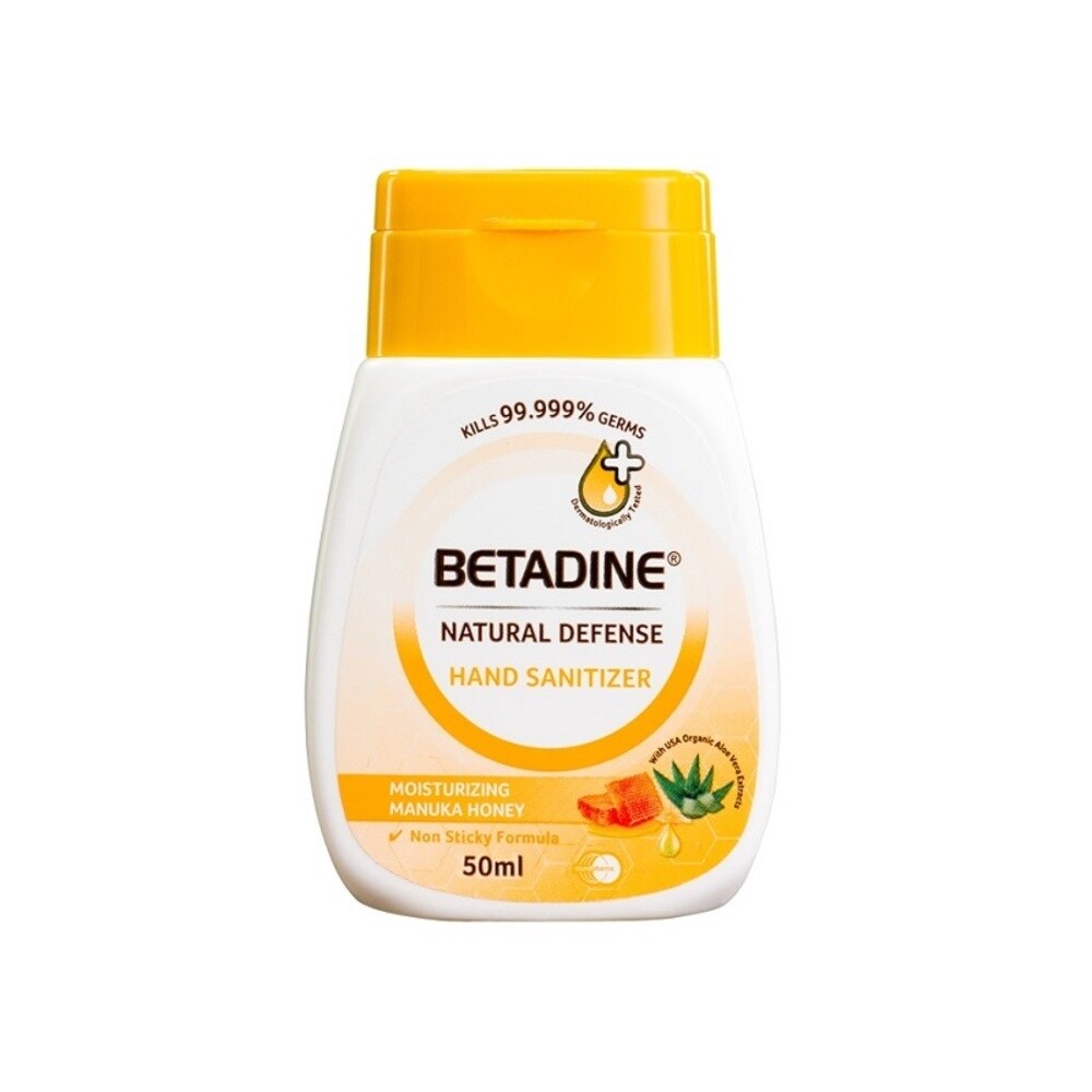 Betadine Natural Defense Hand Sanitizer 50ml Watsons Singapore
