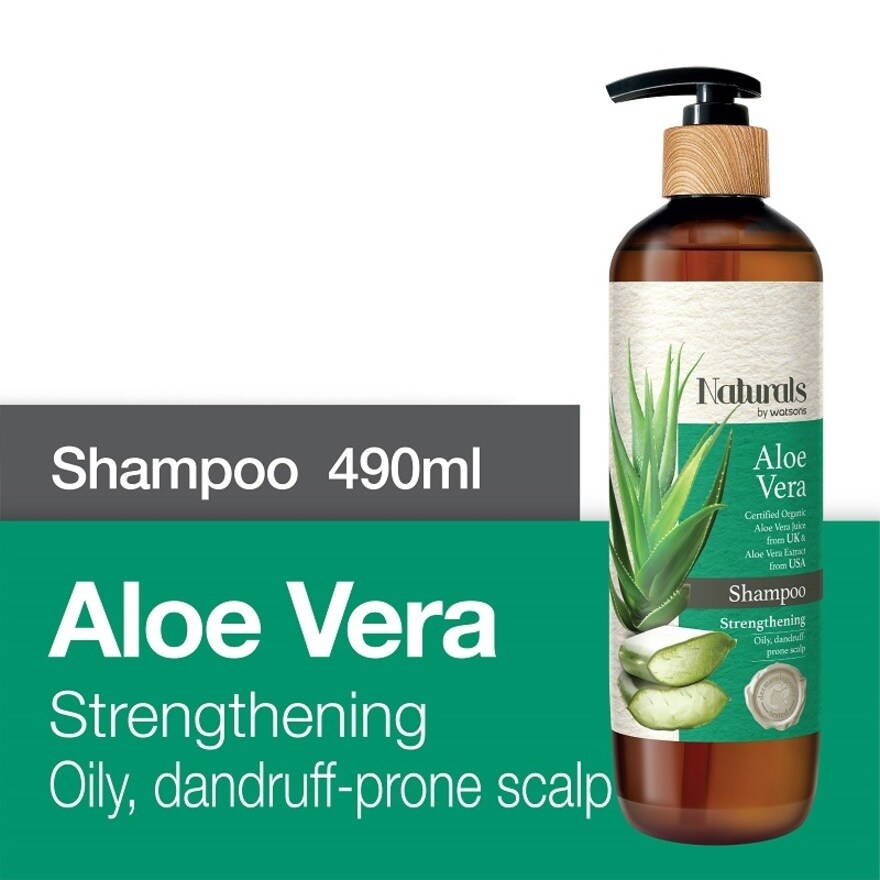 Naturals By Watsons Aloe Vera Shampoo 490ml Watsons Singapore