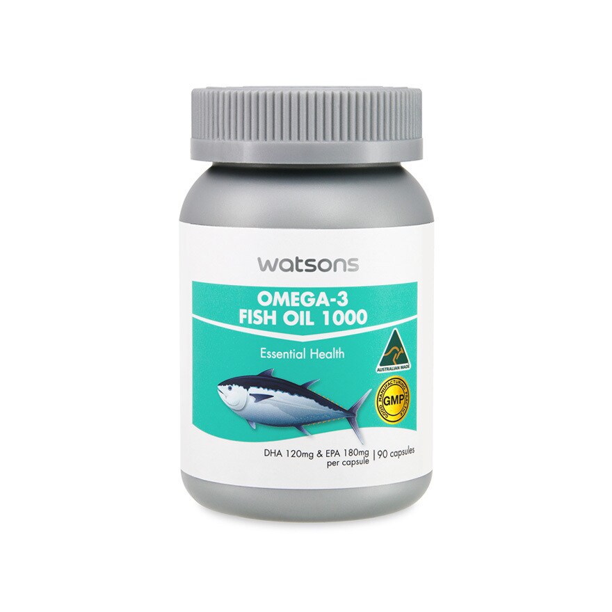 Watsons Omega 3 Fish Oil 1000mg 90s Watsons Singapore Watsons Omega 3 Fish Oil 1000mg 90s Watsons Singapore