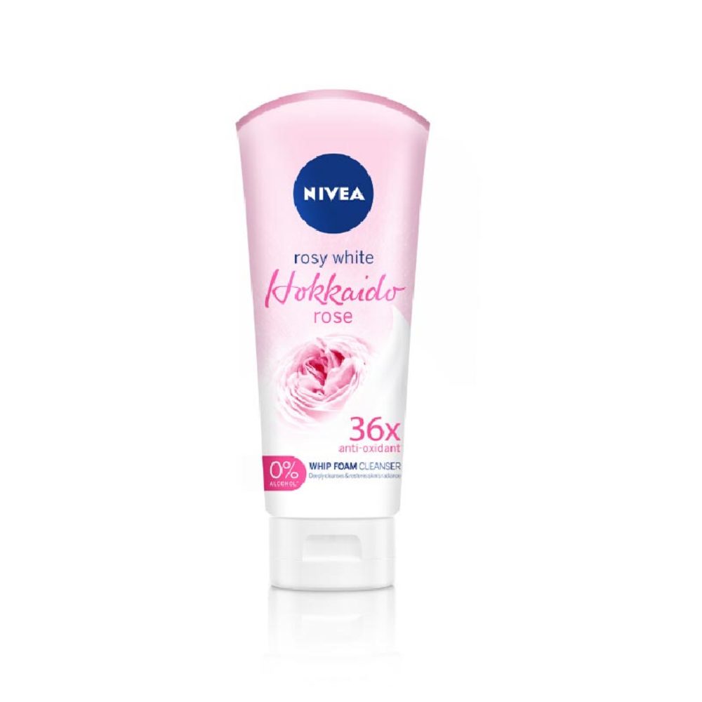 Nivea Rosy White Hokkaido Rose Whip Foam 100ml Watsons Singapore