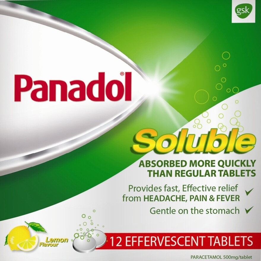 Panadol Soluble 12 Tablets Watsons Singapore