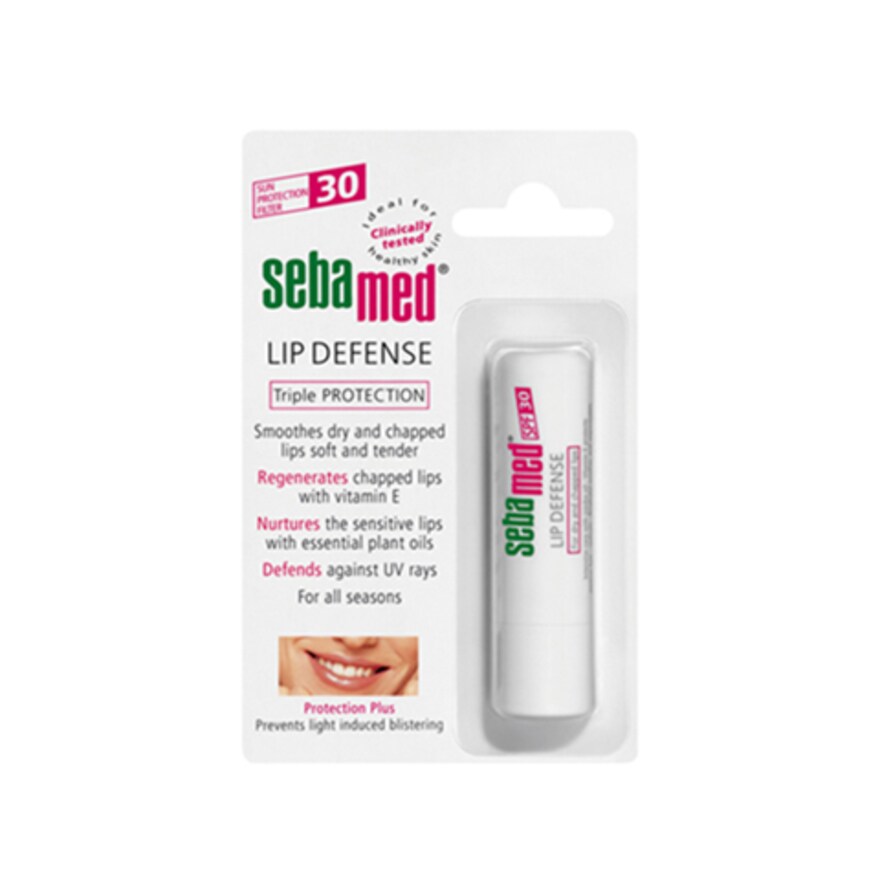 Sebamed Lip Defense Spf30 Smoothes Dry And Chapped Lips 4 8g Watsons Singapore