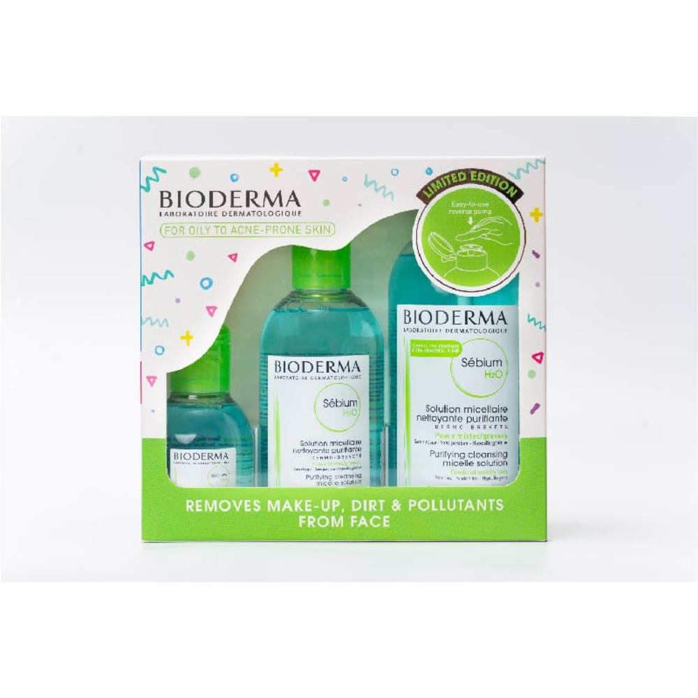 Bioderma Sebium H2o Micellar Water 500ml Reversed Pump 250ml 100ml Watsons Singapore