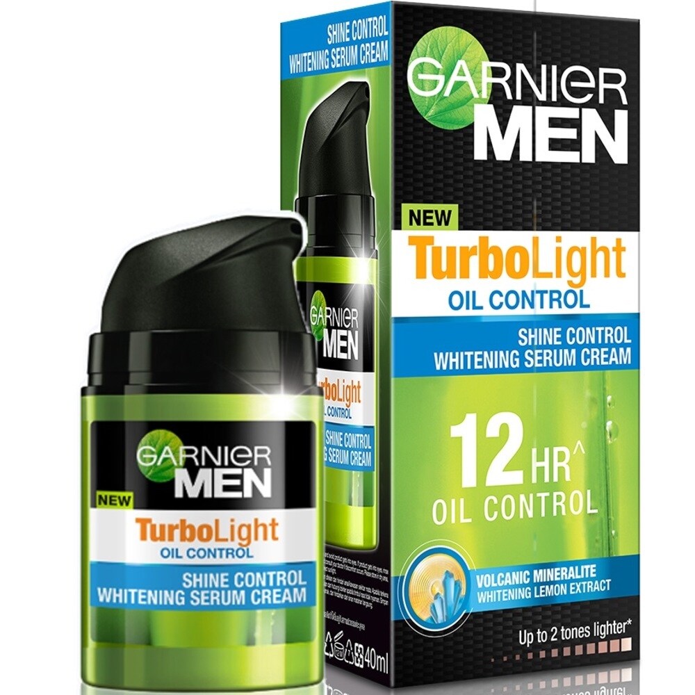 Garnier Men Turbo Light Oil Control All In 1 Brightening Moisturiser 40ml Watsons Singapore