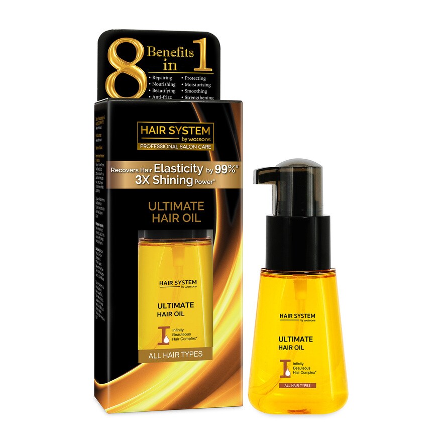 Hair System By Watsons Ultimate Hair Oil 70ml Watsons Singapore