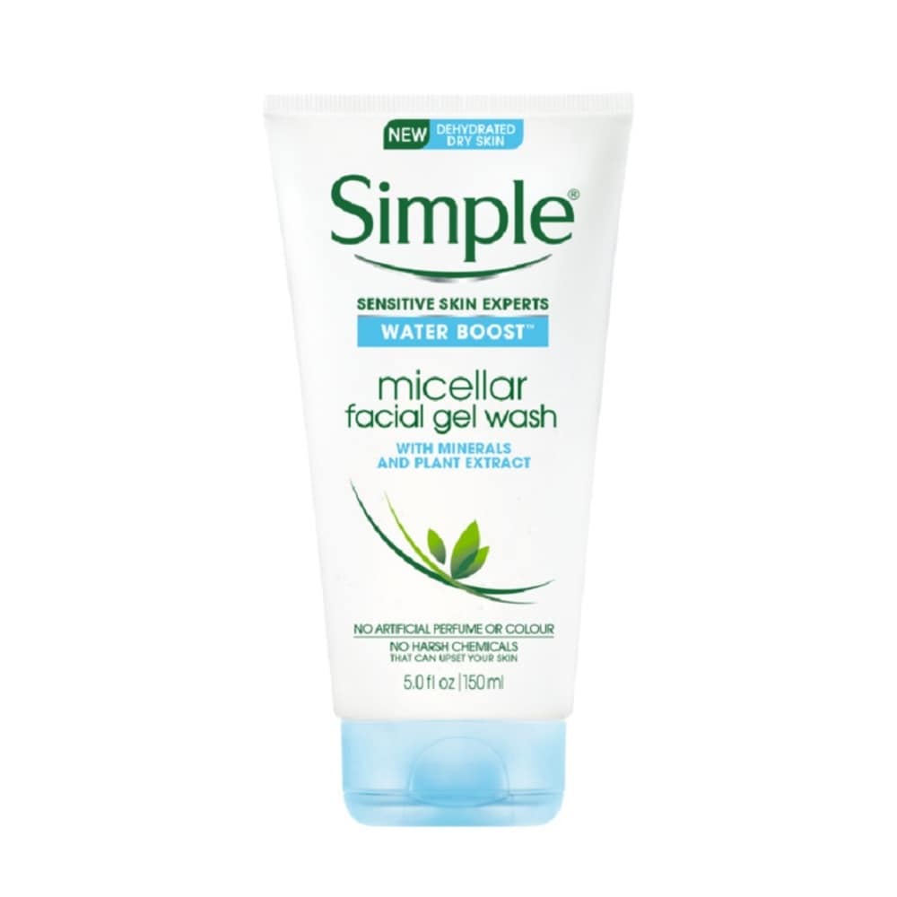 Simple Water Boost Micellar Facial Gel Wash150ml Watsons Singapore
