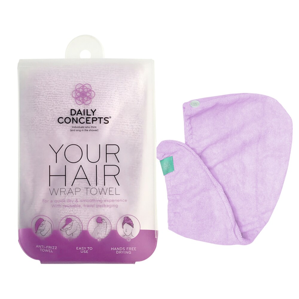 Dailyconcepts Your Hair Towel Wrap Purple Watsons Singapore