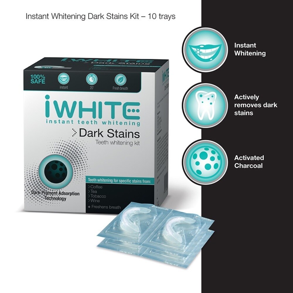 IWHITE, iWhite Instant Dark Stains Teeth Whitening Kit 10's | Watsons Singapore IWHITE, iWhite Instant Dark Stains Teeth Whitening Kit 10's | Watsons Singapore