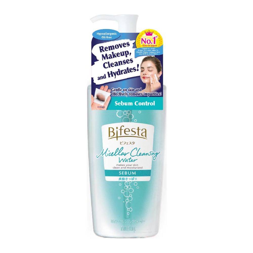 Bifesta Micellar Cleansing Water Sebum Gentle On Skin Effectively Removes Impurities 400ml Watsons Singapore