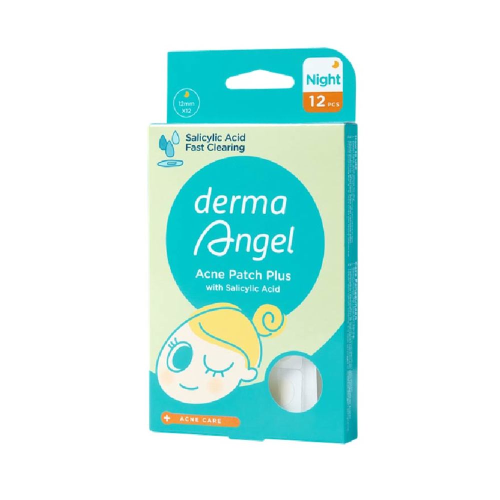 Derma Angel Acne Patch Plus With Salicylic Acid Fast Clearing Ultra Thin Edge Easy Removal Night 12s Watsons Singapore