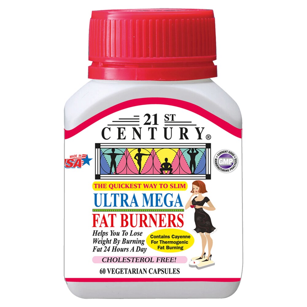 21st Century Ultra Mega Fat Burners Vegetarian Capsules Cholesterol Free 60s Watsons Singapore
