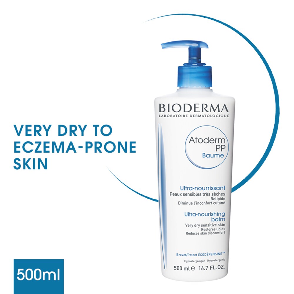 bioderma atoderm pp baume ultra nourishing balm very dry eczema prone skin 500ml watsons singapore