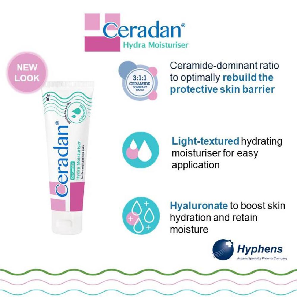 Ceradan Hydra Moisturizer 80g Watsons Singapore