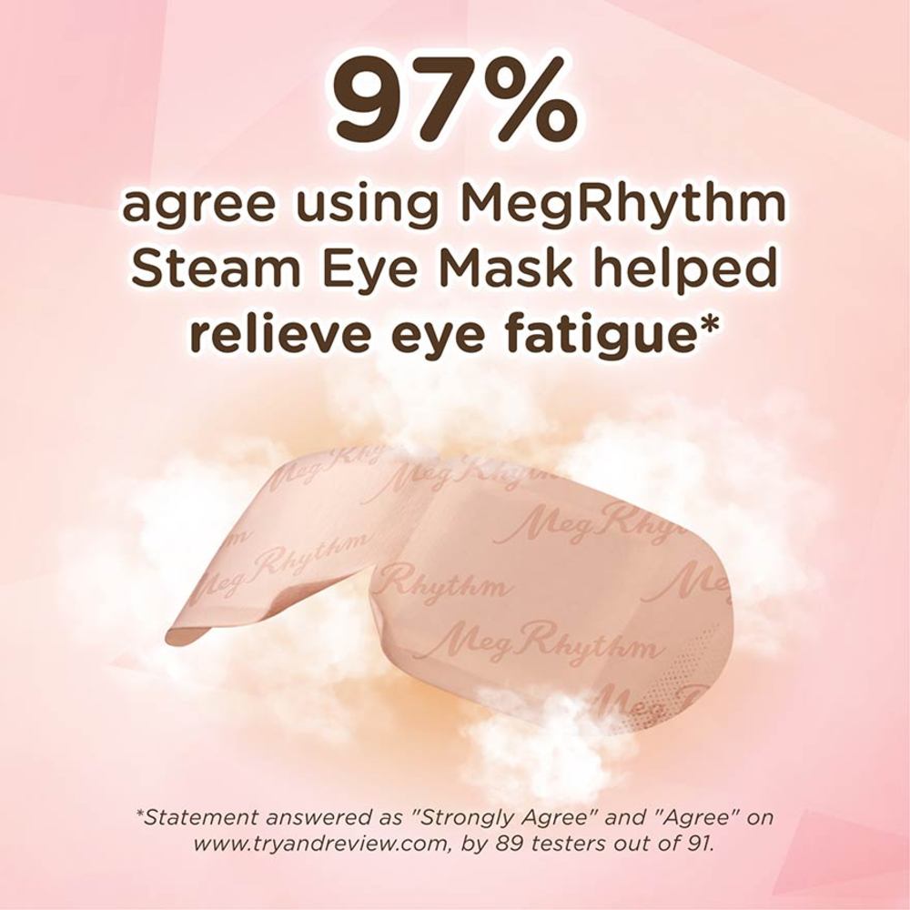 Megrhythm Self Warming Steam Eye Mask Rose Relieve Eye Fatigue 5s Watsons Singapore