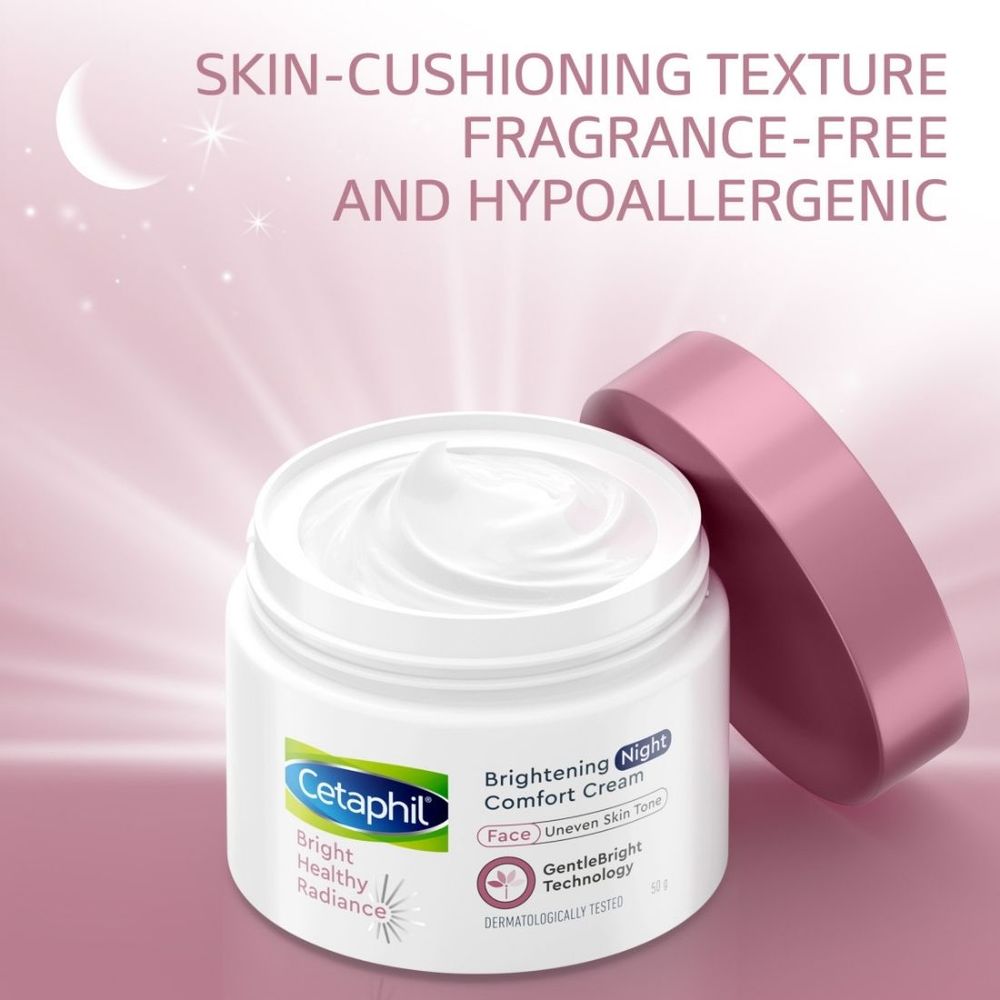 Cetaphil Bright Healthy Radiance Night Cream Brighten And Even Skin Tone 50g Watsons Singapore