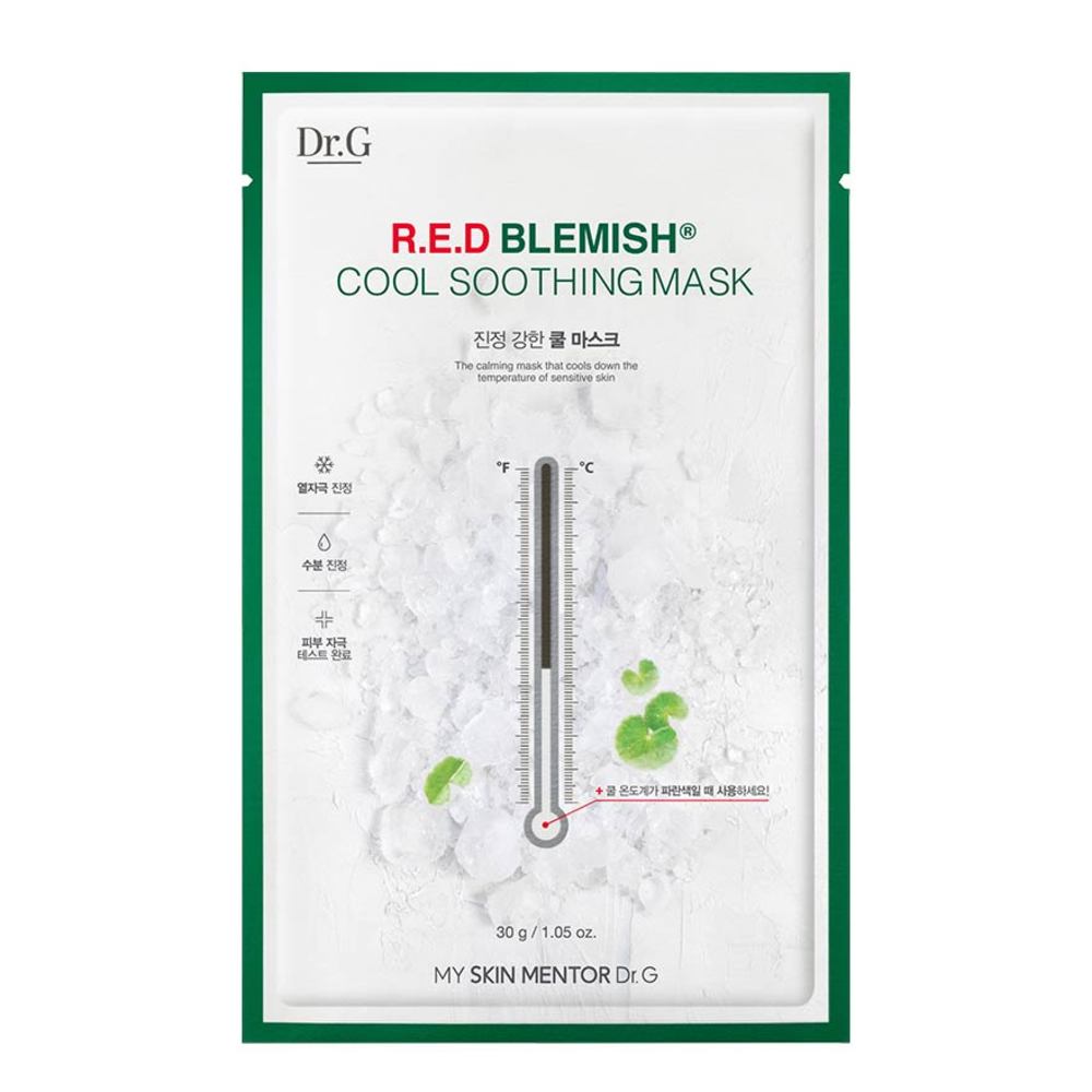Dr G R E D Blemish Cool Soothing Mask Suitable For Sensitive Skin Type 10s Watsons Singapore