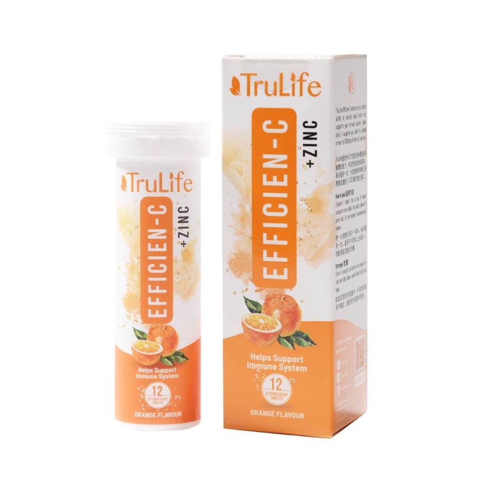 Trulife Efficien C Effervescent Tablet Orange Helps Support Immune System 12s Watsons Singapore Trulife Efficien C Effervescent Tablet Orange Helps Support Immune System 12s Watsons Singapore