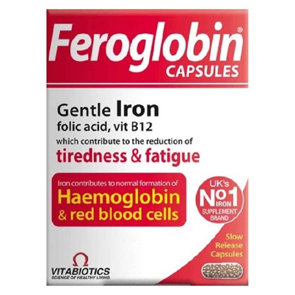 Vitabiotics Feroglobin B12 Capsules Reduce Tiredness Fatigue 30s Watsons Singapore