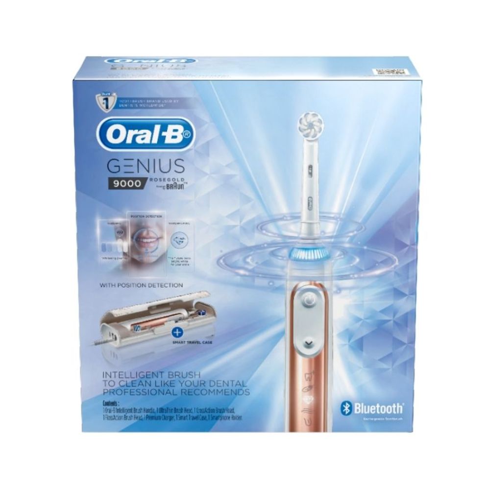 Oral B Genius 9000 Rose Gold Rechargeable Toothbrush 1 Piece Watsons Singapore Oral B Genius 9000 Rose Gold Rechargeable Toothbrush 1 Piece Watsons Singapore
