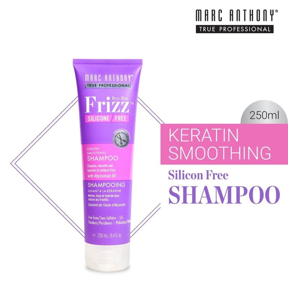 Marc Anthony Bye Bye Frizz Keratin Smoothing Sulfate Free Shampoo 250ml Watsons Singapore