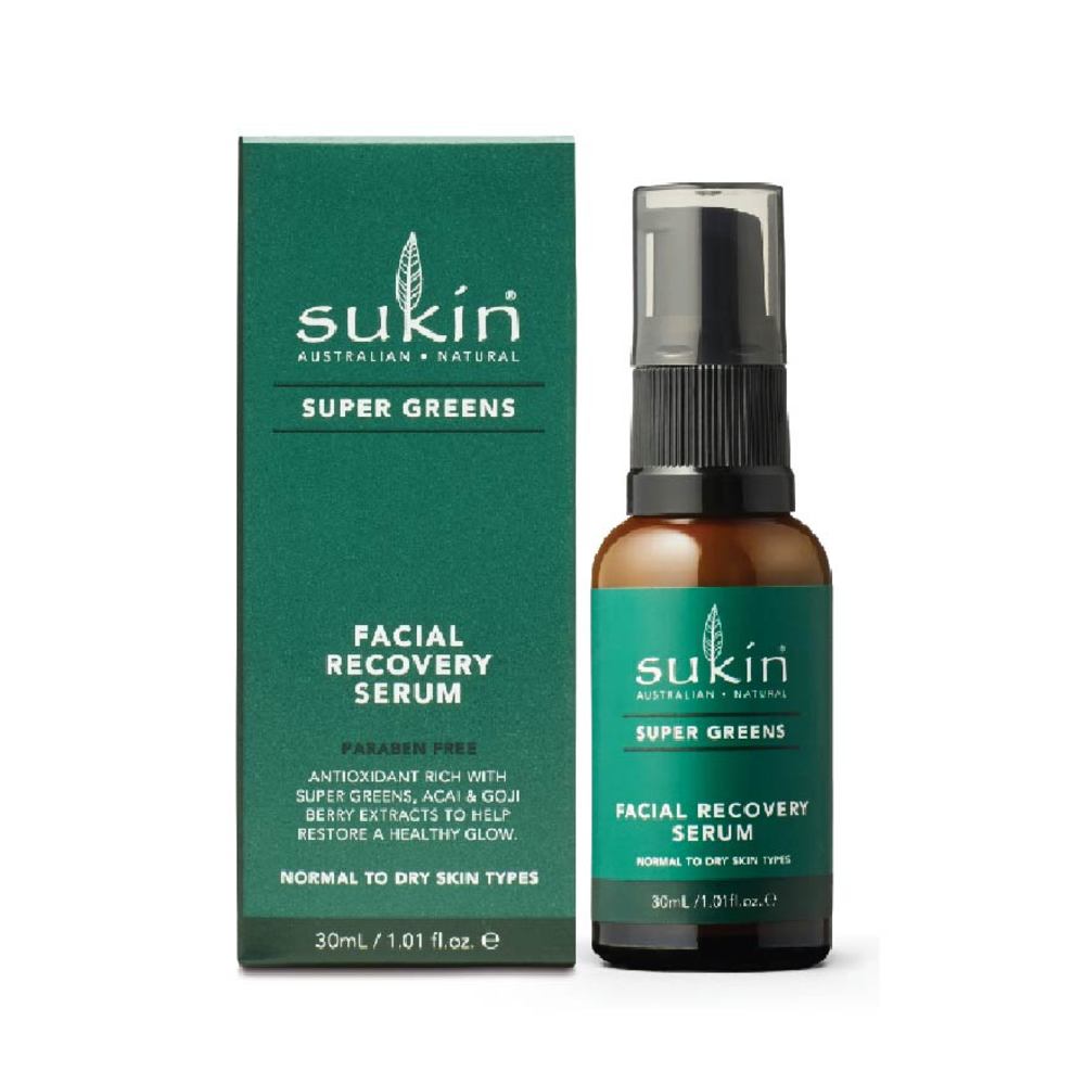 Sukin Facial Recovery Serum Super Greens 30ml Watsons Singapore