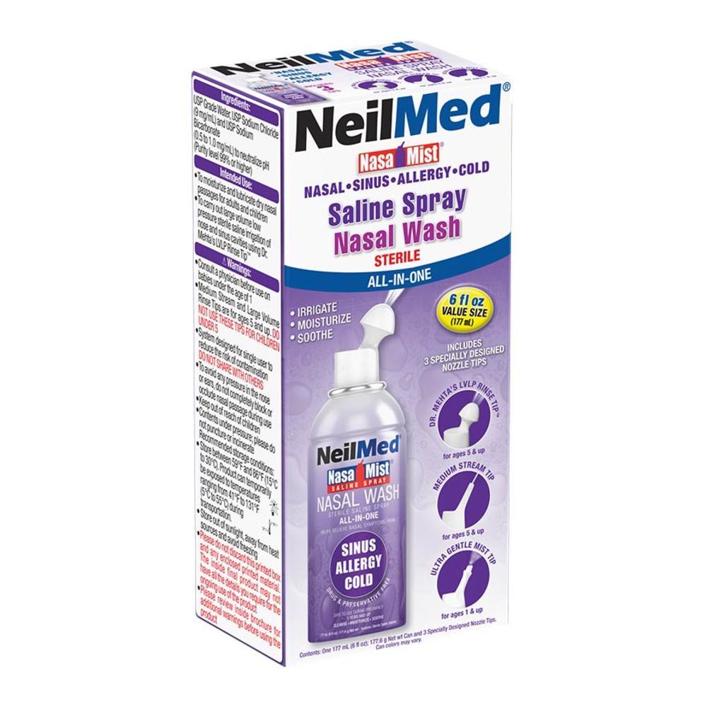 Neilmed Nasamist Saline Spray All In One Soothe Moisturize And Cleanse Nasal 17ml Watsons Singapore