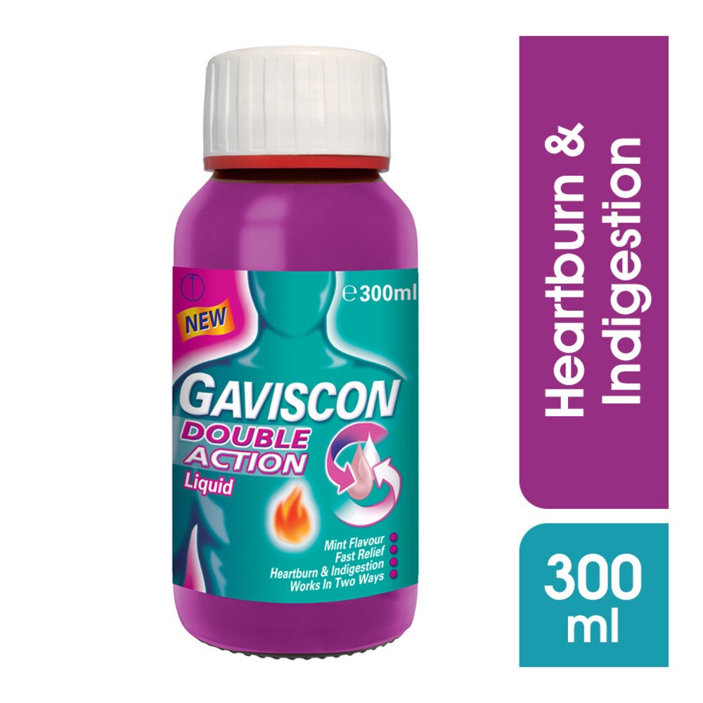 Gaviscon Double Action Liquid For Fast Relief Of Heartburn Indigestion 300ml Watsons Singapore