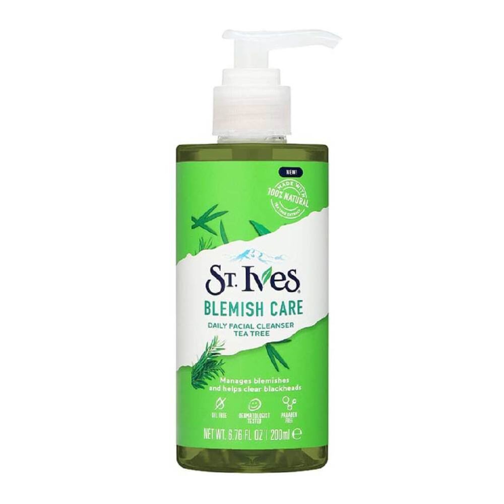 St Ives Blemish Care Tea Tree Cleanser Removes Dirt Oil And Impurities 200ml Watsons Singapore