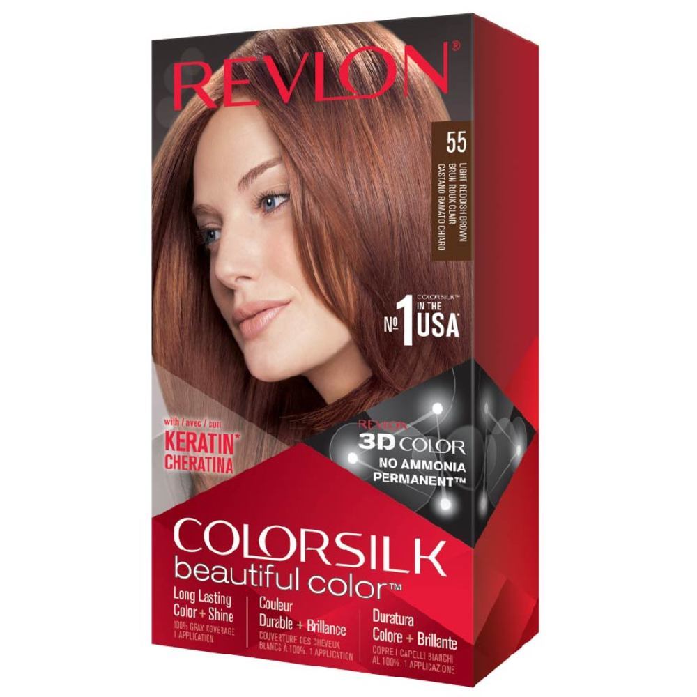 Revlon Colorsilk 55 Light Reddish Brown Watsons Singapore