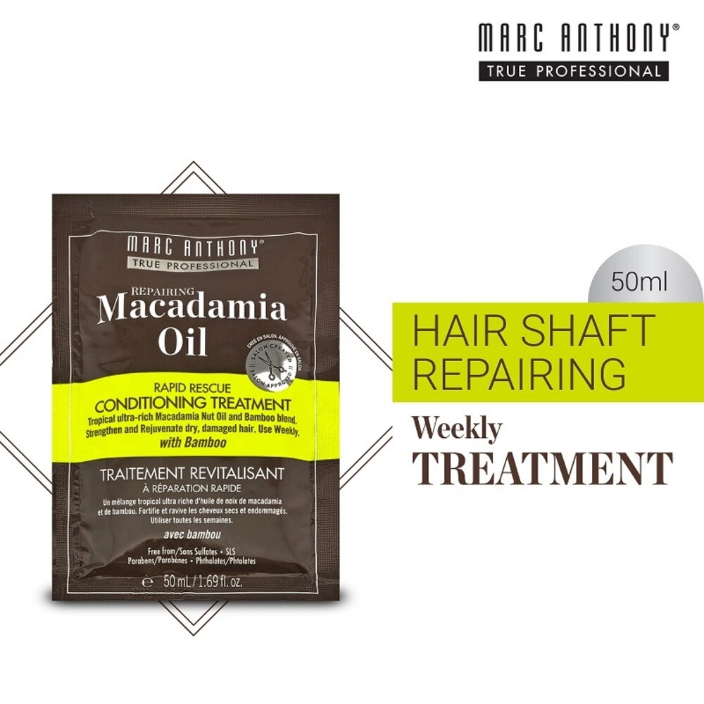 MARC ANTHONY, Macadamia Oil Conditioning Treatment 50ml | Watsons Singapore MARC ANTHONY, Macadamia Oil Conditioning Treatment 50ml | Watsons Singapore