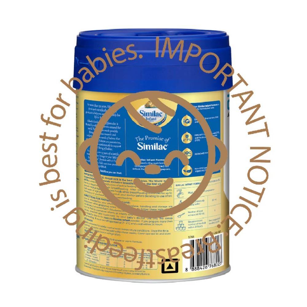 Similac Infant Formula 2fl Eyeq Plus Stage 1 For 0 To 12mths 850g Watsons Singapore